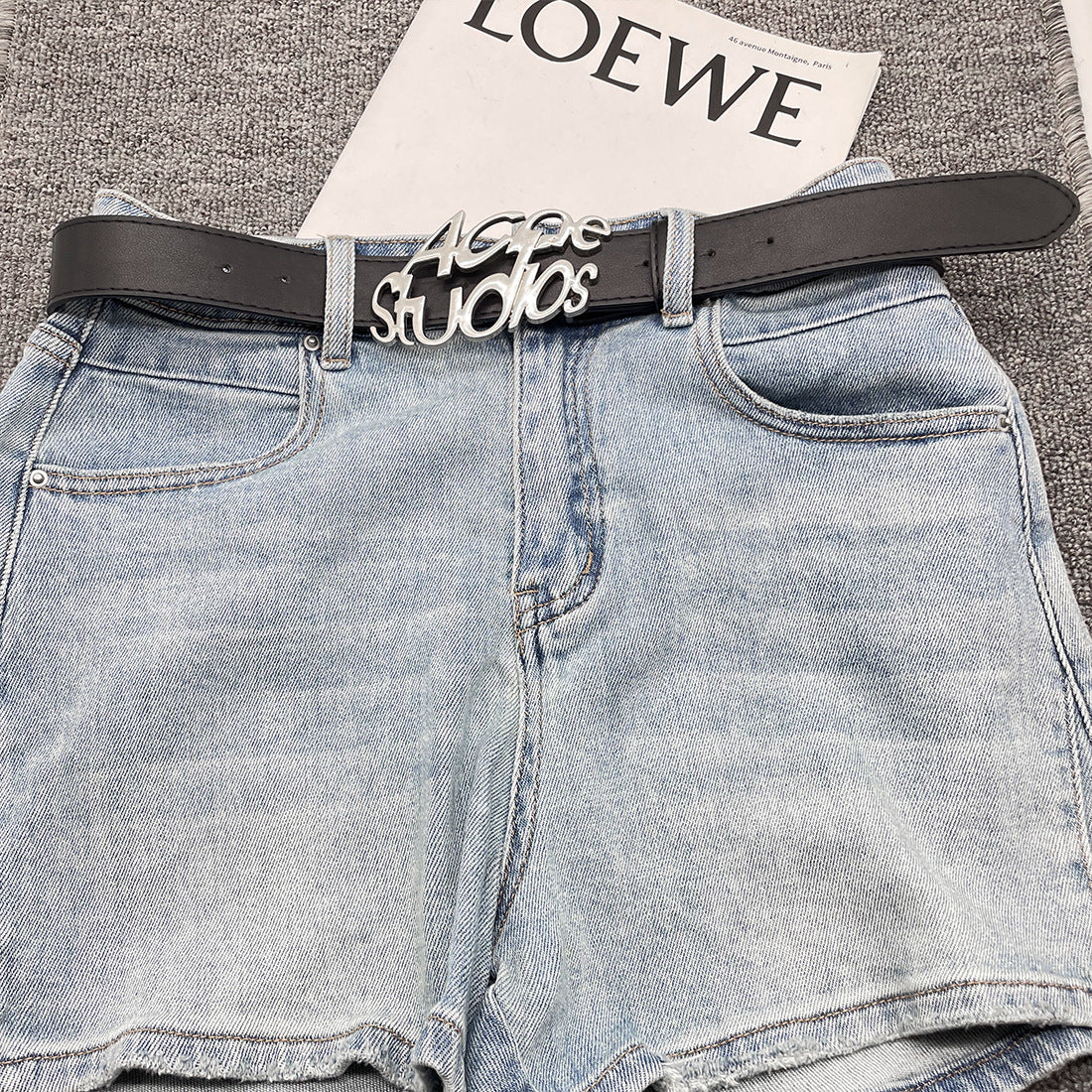 2024 Letter Gold Buckle Belt - Retro Versatile For Men & Women