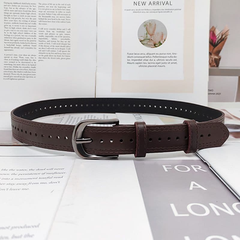 Unisex Pin Buckle Belt