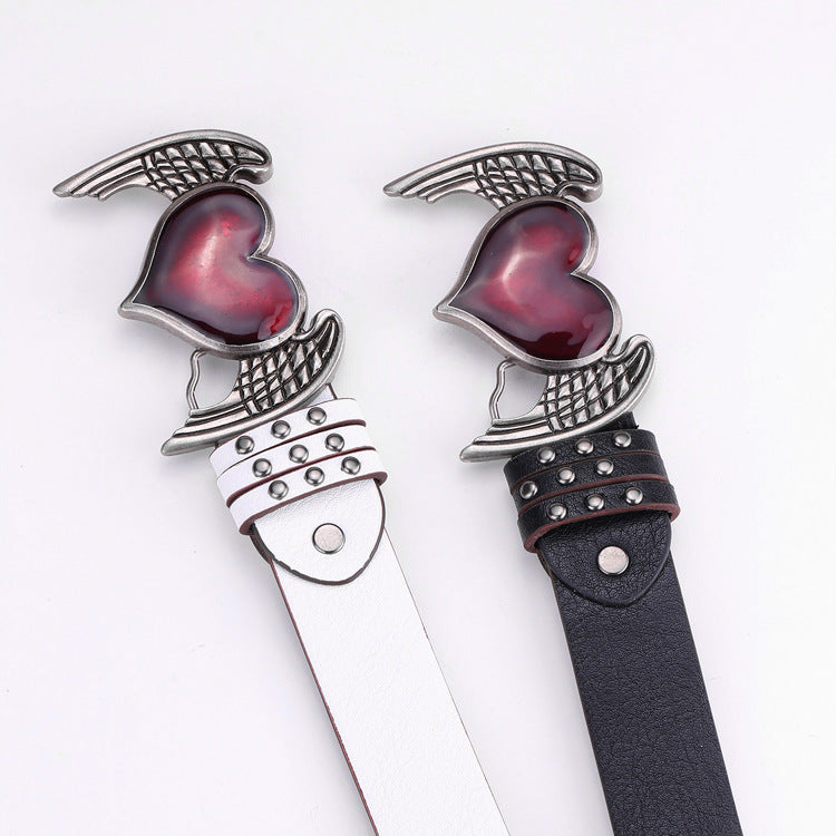 Punk Hip-Hop Skull Rivet Belt - Hot Girl Subculture Style