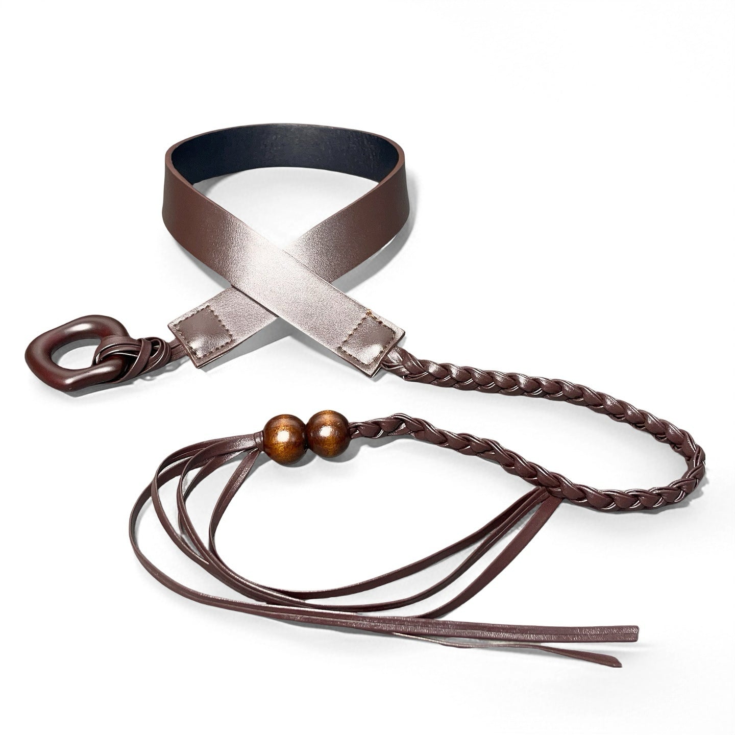 Knotted Tassel Belt - Versatile Decor Waist Chain For Dresses