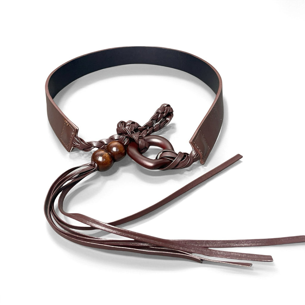 Knotted Tassel Belt - Versatile Decor Waist Chain For Dresses